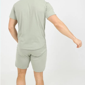 Men's Windbreaker Gym Fitness Breathable Fleece Polyester/Cotton Tracksuits <b>Set</b> 2 Piece Jogging Shorts Hoodie Contrast Color - Product Image 6