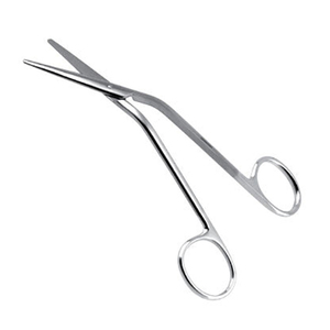 Tijeras nasales y de amígdalas delicadas de acero inoxidable, cuchillas FOMON dentadas, tijeras delicadas de tamaño de 145mm - Product Image 1