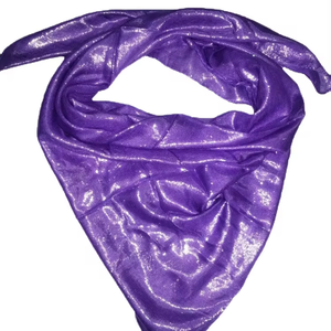 Écharpe en jersey Lurex carré solide pour adultes Châle de printemps traditionnel - Product Image 1