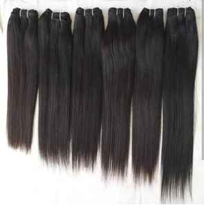 DOUBLE MACHINE TIRÉE DOUBLE TRAMÉE NATURELLE VIERGE TEMPLE EXTENSIONS DE CHEVEUX HUMAINS NON TRAITÉS QUALITÉ HGIH AVEC PAYPAL ACCEPTÉ - Product Image 3