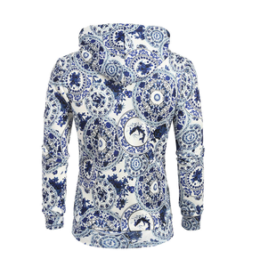 High Quality Custom Made <b>Polyester</b> <b>Hoodie</b> Winter Streetwear with Sublimation Washed Technique - Product Image 2