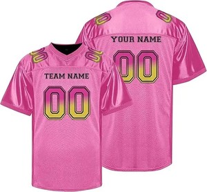 Maillot de football américain personnalisé avec impression par sublimation du nom de l'équipe maillot de fan maillot de sport respirant pour hommes - Product Image 1