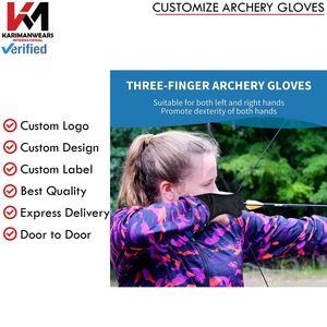 Gant de tir à l'arc léger et confortable pour un tir précis, gant de tir à l'arc en cuir de haute qualité pour les archers professionnels - Product Image 5