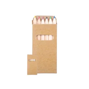 Set di 6 matite colorate personalizzate a forma di gattino - Product Image 1