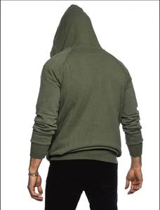 Sudadera con Capucha de Manga Larga para Hombre, Servicio OEM, Color Sólido, 100% Algodón, Invierno, Diseño de 2 Bolsillos, Transpirable, Secado Rápido, Alta Calidad - Product Image 6