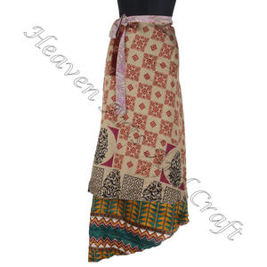 Authentic Manufacturer of Vintage Silk Saree Sari Wrap Round <b>Skirt</b> <b>Long</b> Length Vintage Silk Sari Midi Wrap <b>Skirts</b> Dress <b>Women</b> - Product Image 2