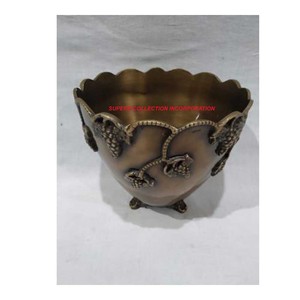 Cuenco de lujo antiqui y Vintage para chocolate y dátiles con cúpula - Product Image 5