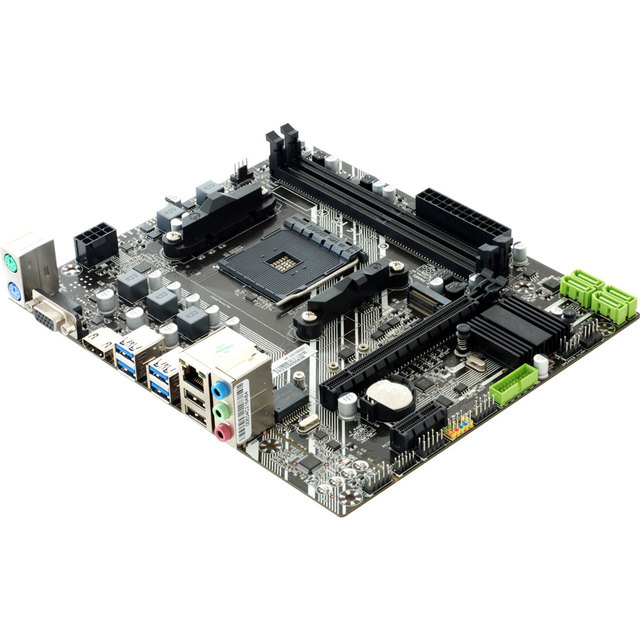 Esonic Motherboard  AMD B450 2XDDR4 Micro-ATX Mainboard Support Ryzen 1000/2000/3000/4000/5000 Processors