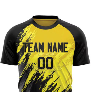 Maillot de football personnalisé imprimé, respirant, à séchage rapide, léger, 100% polyester, sublimation, pour homme adulte, fabriqué au Pakistan - Product Image 2