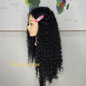 Hot Restock B16 Modelo Virgen Remy Negro natural 8-32 pulgadas Onda de agua Trama plana Suelta Estilo de onda profunda Cabello humano vietnamita - Product Image 3