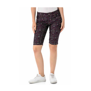 Short en coton peigné 100% pour femmes Design solide à 2 fils Vêtements courts confortables pour femmes - Product Image 5