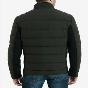 2024 Men's Heavy Designer Puffer Jacket Shiny <b>Padded</b> Oversize Hooded Collar Custom Logo Formal Style Dyed Washed for Winter - Product Image 3