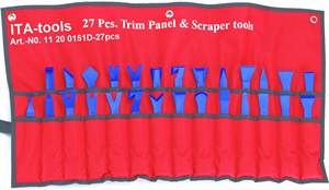 Kit de 27 outils de réparation manuels en PA + fibre de verre (20 %) avec raclette de 17,5 cm - Product Image 2