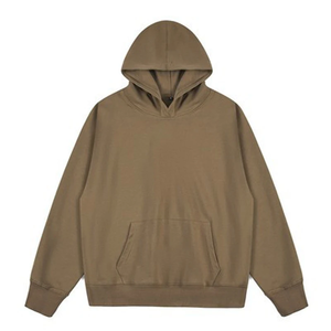 Sudadera con capucha recortada de gran tamaño para mujer de alta calidad, diseño personalizado, sudaderas con parte inferior recortada de lana gruesa de algodón, novedad de 2024 - Product Image 5