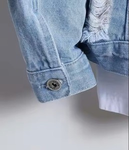 Veste denim réglable et confortable pour hommes, veste à manches longues de qualité luxe, légère et à la mode au tarif de gros - Product Image 1