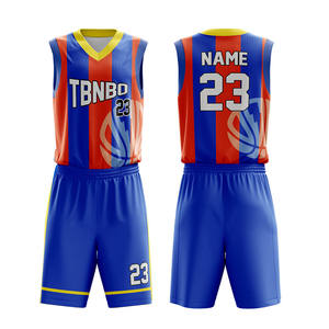 Personnalisé Nouvelle Arrivée Professionnel de Haute Qualité pour l'Entraînement Polyester Basket Ball Jersey Custom Design Basketball Uniformes - Product Image 2