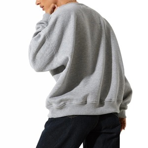 Sweat-shirt surdimensionné en coton à impression bouffante personnalisée pour femmes sweat-shirt brodé pour filles décontracté à col ras du cou avec impression de lettres coupe ample - Product Image 2