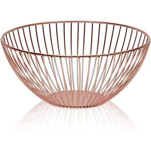 Cesta de Frutas Redonda de Acero Inoxidable de Una Sola Capa, Lavable, con Drenaje para Almacenamiento de Frutas, Venta al Por Mayor - Product Image 5