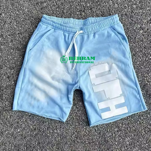 <b>Men's</b> <b>Shorts</b> Quick Dry Breathable Embroidery <b>Patches</b> Baggy Style 100% Cotton Canvas High Waist Drawstring Closure Customizable - Product Image 4