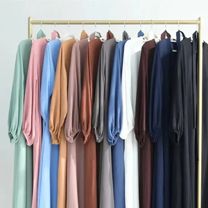 Abayas hồi giáo Arabic khiêm tốn ăn mặc quần áo cầu nguyện cho phụ nữ abaya Dubai Thổ Nhĩ Kỳ islam kaftan áo choàng Femme musulmane vestidos - Product Image 5