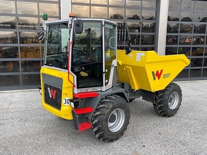 Dumper Wacker Neuson de 10 tonnes DV100 avec siège d'opérateur rotatif 4x4 Dumper hydrostatique pour chantier - Product Image 4