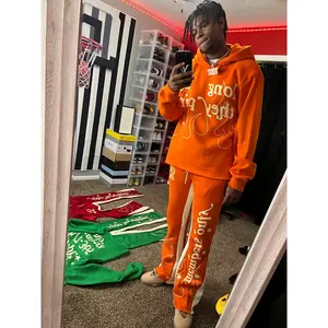 Sudadera Deportiva Unisex Personalizada para Invierno, Tejido Grueso, Ecológica, 100% Algodón, Forro Polar, Largo Completo, 300g, para Logotipo, Secado Rápido - Product Image 2