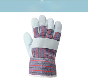 ถุงมือหนังสำหรับทำสวนสำหรับผู้ชายผู้หญิงถุงมือหนังปลอดภัยสำหรับงานหนักเสริมต้นปาล์ม - Product Image 3