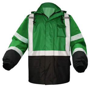 Chaqueta de Seguridad Reflectante Impermeable de Alta Visibilidad para Hombre, Totalmente Personalizable - Product Image 2
