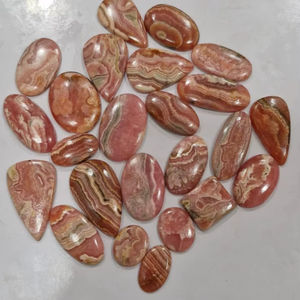 AAA Belle pierre précieuse naturelle en rhodochrosite, pierre précieuse en cabochon en vrac pour la fabrication de bijoux - Product Image 1