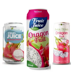 Custom formula 330ml beverage dragon fruit juice exotic drink from Vietnam