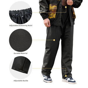 Combinaison de pluie camouflage de chasse imperméable coupe-vent et respirant pour une protection ultime - Product Image 5