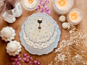 Handmade <b>Resin</b> Cake Stand | Decorative Dessert Display Stand - Product Image 5