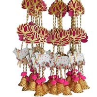 Guirlande de fleurs artificielles pour décoration de toile de fond de scène de mariage pour Indian Mandap Home Festival Party Event and Celebration
