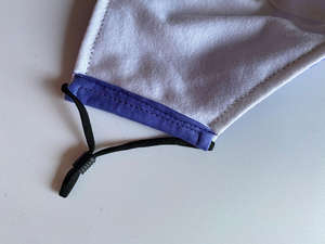 Masque facial en coton 4 couches respirant imprimé de logo personnalisé en gros réutilisable avec logo personnalisable confortable respirant - Product Image 6