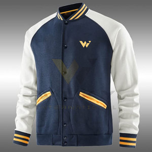 Meilleur Matériel Hommes Letterman Vestes Séchage Rapide Respirant Col Montant Saison D'hiver Fabriqué au Pakistan - Product Image 3