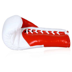 Gants de boxe de marque privée de qualité pour hommes et femmes Gants à lacets en cuir Nouvelle vente en gros Vente à chaud en cuir de vachette doré - Product Image 4
