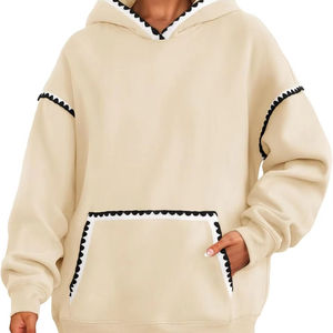 Sudaderas con capucha de lana de invierno de manga larga para mujer, sudaderas con capucha, jersey con capucha para mujer, transpirable de alta calidad - Product Image 1