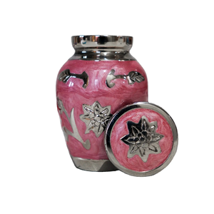 Urne de crémation de style européen moderne de vente chaude paysage peint mémorial adulte en aluminium pour cendres humaines - Product Image 6