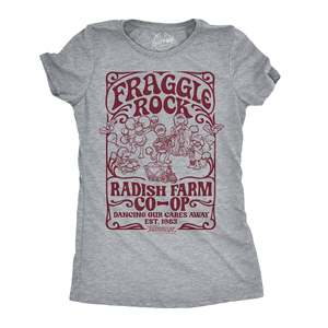 <b>Funny</b> Fraggle Rock T-<b>Shirts</b> <b>for</b> <b>Women</b> Cute Jim Henson's Licensed Vintage Ladies Tees Breathable Crop Fitted Crop 3XL One - Product Image 4
