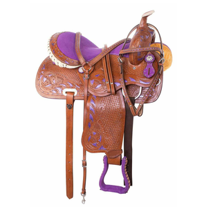 Silla de Montar de Cuero Genuino de Primera Calidad para Carreras de Senderos, Asiento Cómodo y Seguro para Montar a Caballo - Product Image 6