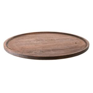 Bandeja de servicio de madera de acacia hecha a mano, vajilla redonda personalizable de estilo clásico para cocina, hogar, Hotel, fiesta, servicio de comida - Product Image 5