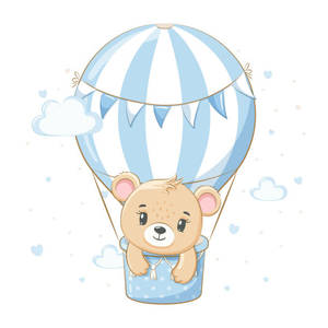 Custom Teddy Bear Balloon Gift Set Printed Latex Balloon <b>Hat</b> <b>Box</b> Party Decoration for Birthday Wedding - Product Image 1