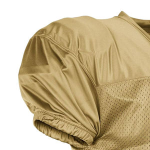 Nuevos diseños, aparejos de sublimación transpirables, sarga, uniformes de fútbol americano personalizados para hombres jóvenes, superventas, Camiseta corta del equipo - Product Image 4