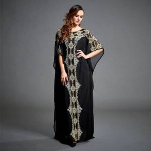 2024 nueva moda Islámica estilo musulmán Dubai Abaya mujeres Oriente Medio árabe bordado caliente vestido marroquí para damas Abaya - Product Image 6