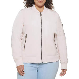 2025 chaqueta Bomber para mujer con diseño personalizado tu propia chaqueta Bomber superventas chaqueta Bomber para mujer ropa de calle de alta calidad - Product Image 1