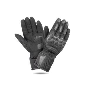 Gants de moto unisexes imperméables, respirants, antidérapants, avec fermeture à boucle et crochet, design à nœuds rigides, cuir intelligent pour la course - Product Image 3
