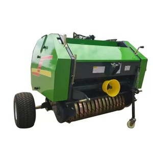 Top Selling New Model Farm Round Baler Tractor on <b>Sale</b> <b>for</b> Good Price <b>Straw</b> Hay Round Baler With Wheel Ready <b>for</b> Export - Product Image 3