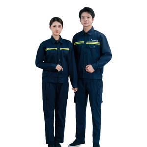 Chaqueta de Seguridad Profesional para el Trabajo, Transpirable, de Algodón, Uniformes de Saneamiento Ambiental para Vietnam - Product Image 2