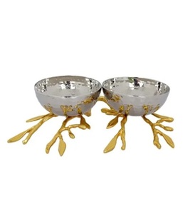 Cuenco decorativo en aluminio Mesa Premium de lujo Diseño único decorativo Cuenco decorativo para el hogar. - Product Image 4