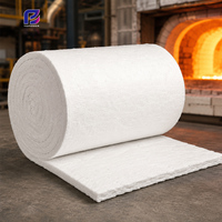 Manta de Fibra Biodegradable 1260C de Baja Persistencia Biológica, Rollo de Aislamiento Térmico, Alfombra Refractaria Ignífuga para Horno de Pizza y Forja